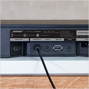 Bose TV Speaker connections