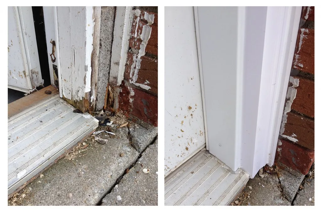 Brickmold Vs No Brickmold Door