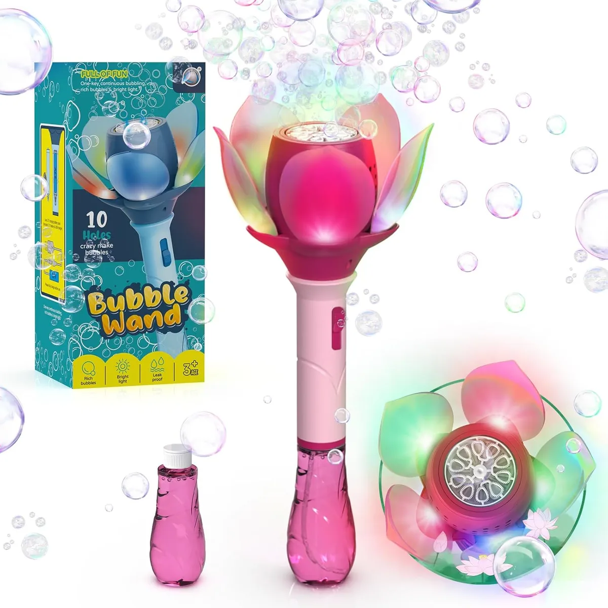 bubble machine wand ring cleaning