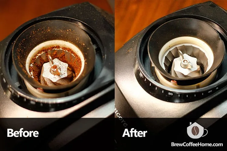 burr jam cleaning