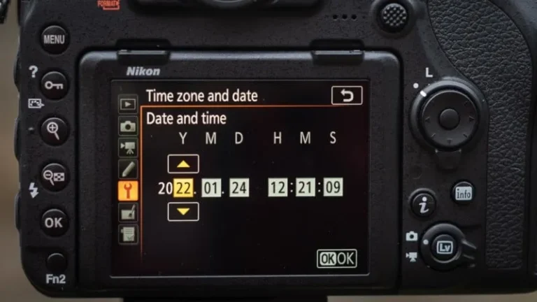 camera date and time troubleshooting