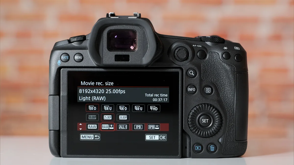 camera menu system