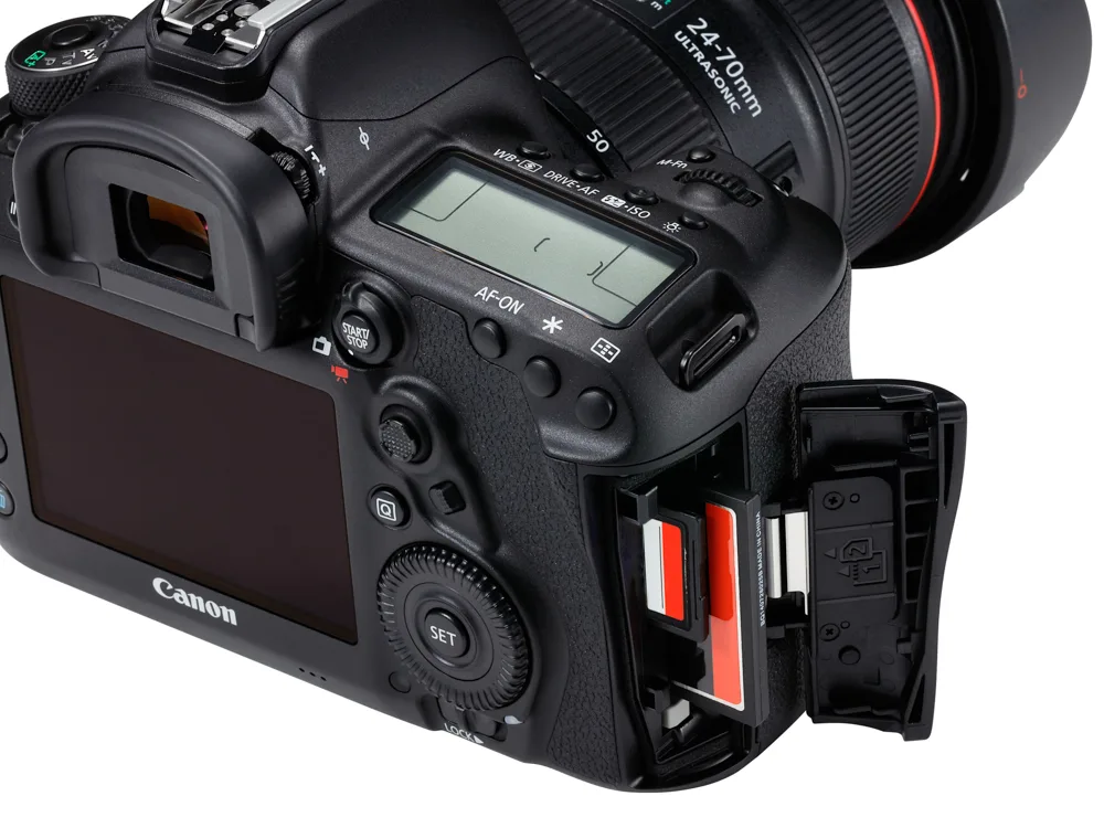 Canon 5D Mark IV card slots