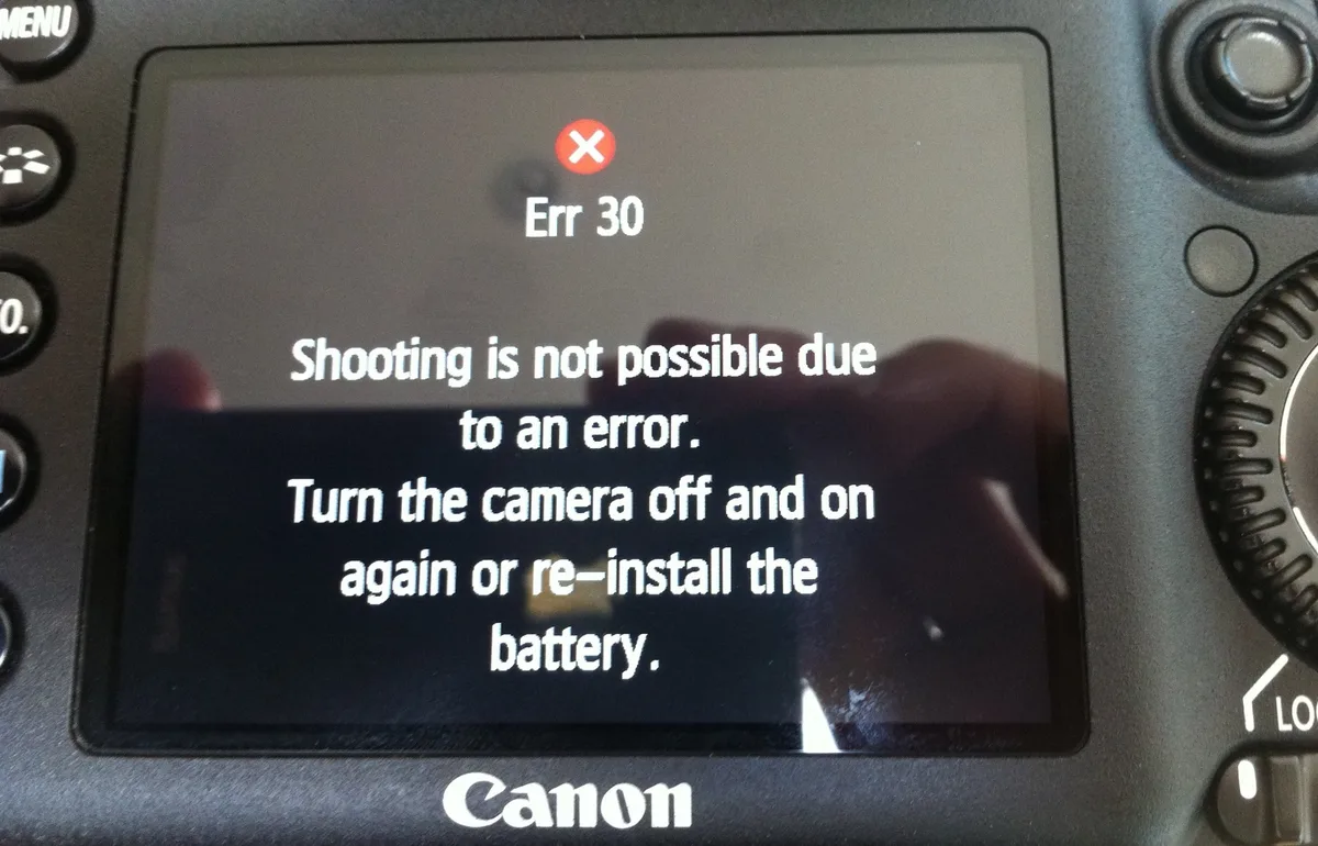 Canon 77D error codes