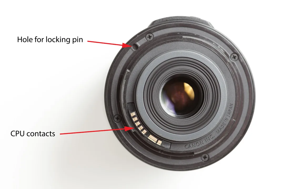 Canon EOS 6D error 99 lens contacts