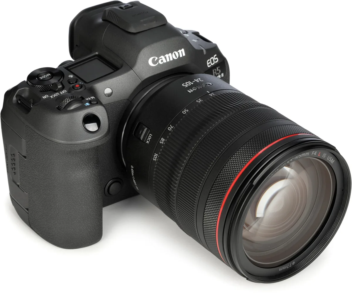 Canon EOS R5 battery lens removal