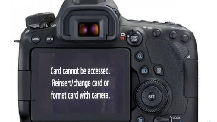 Canon EOS R5 Card Error