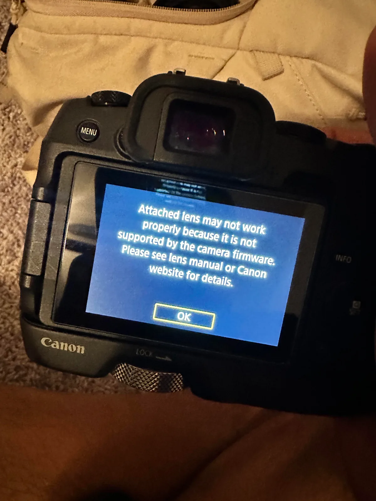Canon ERR 80 error code