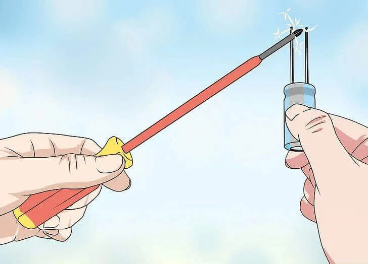 capacitor discharge procedure