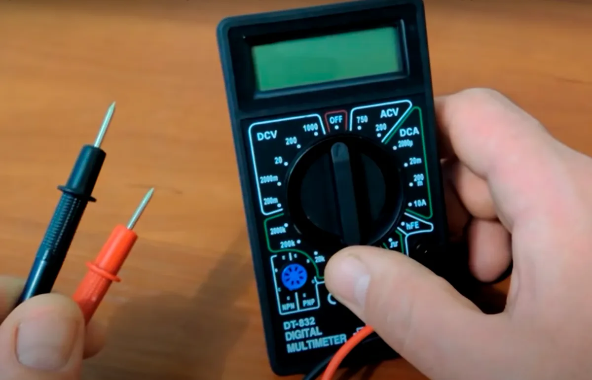 capacitor testing multimeter