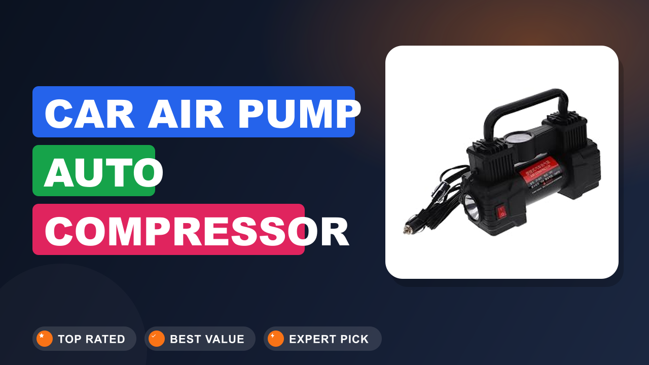 Car Air Pump Auto Compressor Tire Review