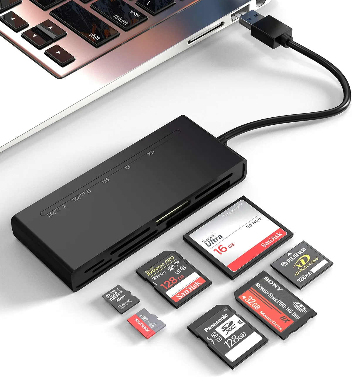 Card reader (external, for PC tests)