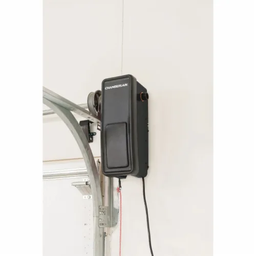 Chamberlain RJO20 wall mount opener installed
