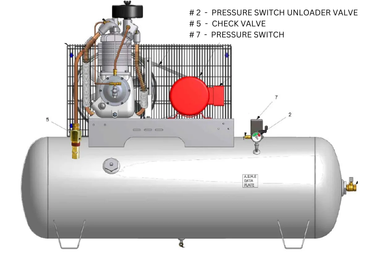 check valve stuck open