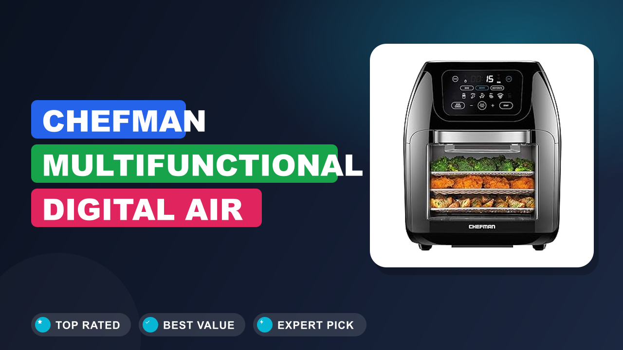 CHEFMAN Multifunctional Digital Air Fryer+ Rotisserie Review