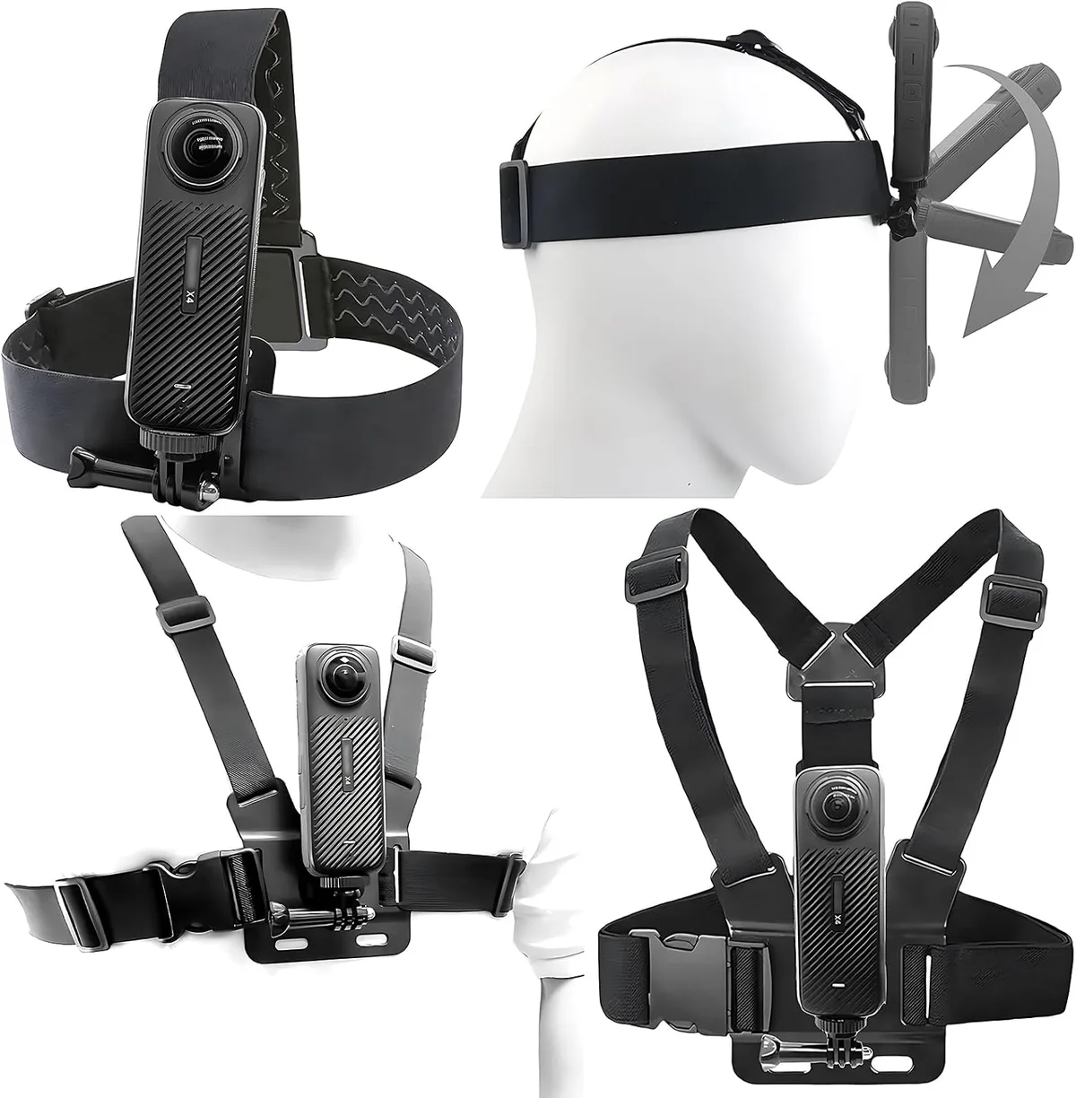 Chest mount harness
