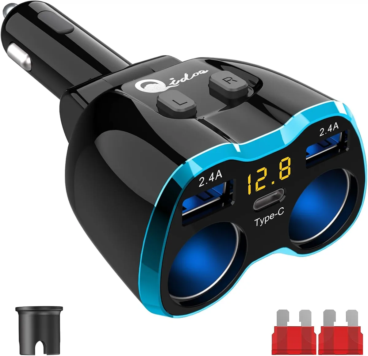 Cigarette lighter power adapter