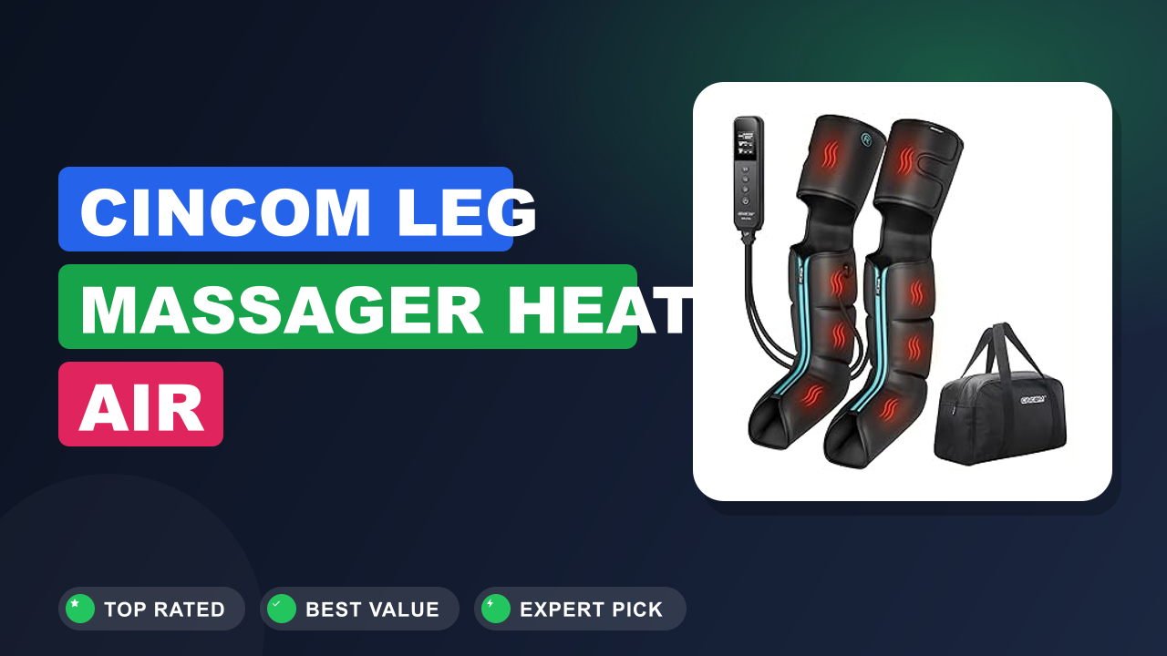 CINCOM Leg Massager Heat Air Compression Review