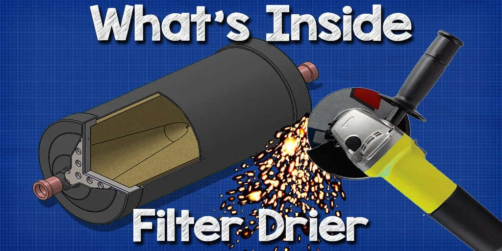Clogged filter-drier