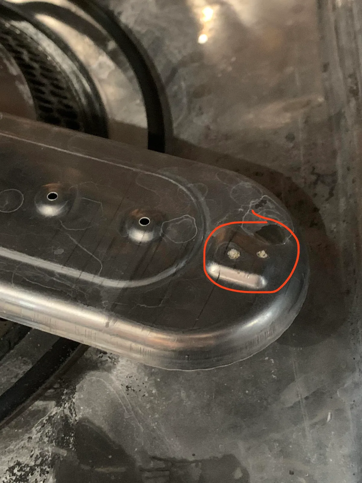 clogged spray arm jets