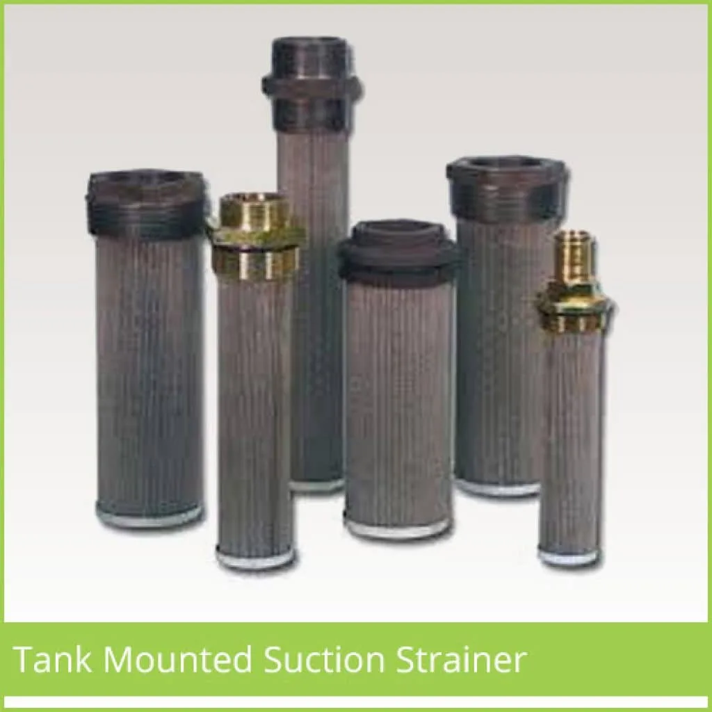 clogged suction strainer