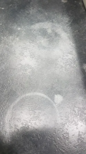 Clouding or whitening of laminate from acetone