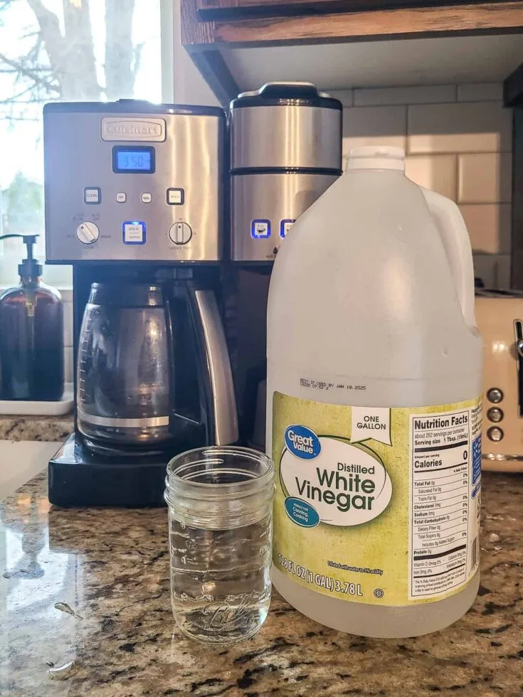 Coffee maker descaling process