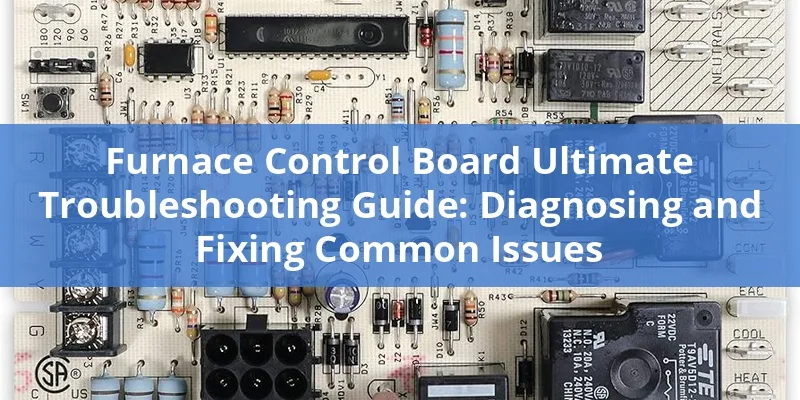 Control board diagnostic LED flash codes