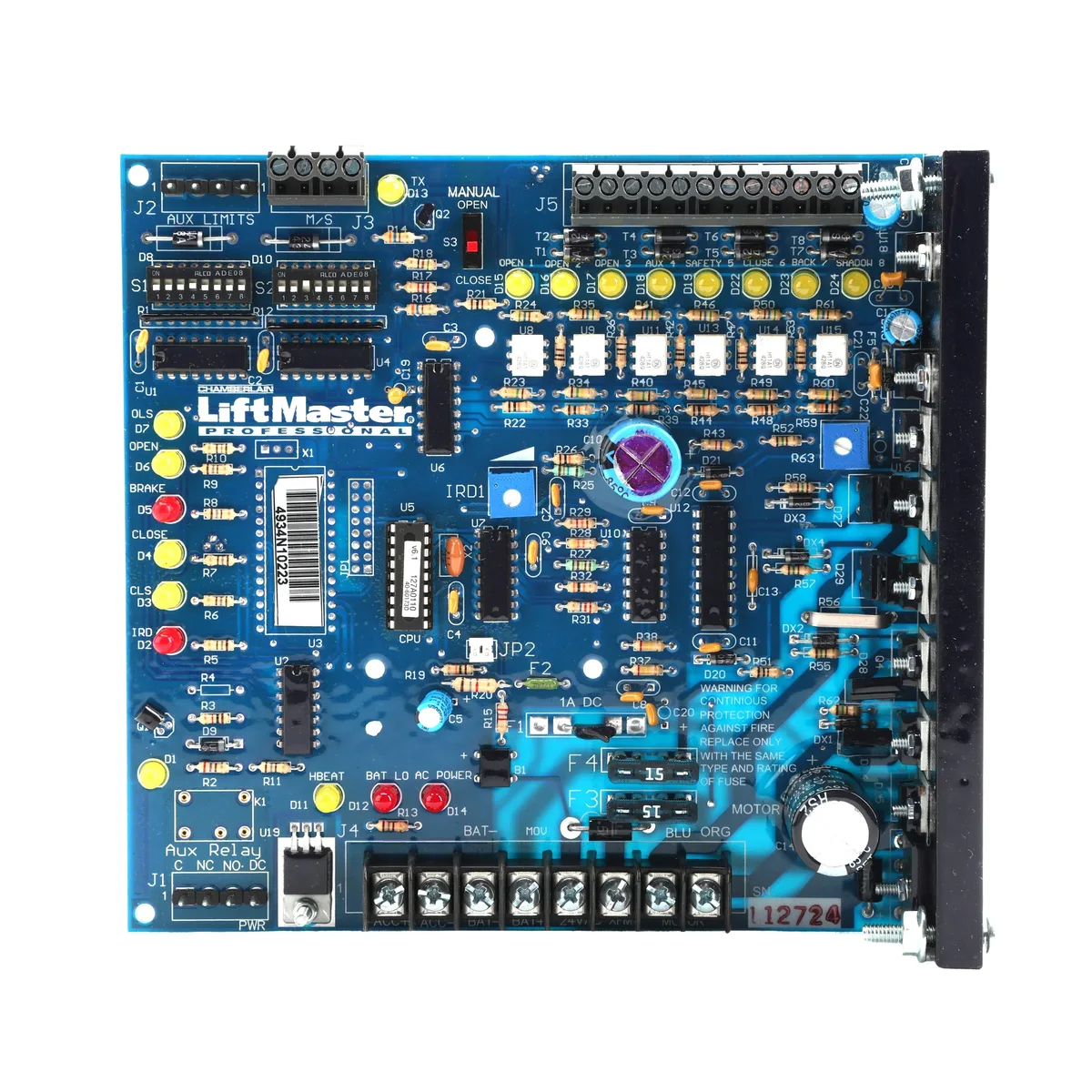 Control board LED error codes