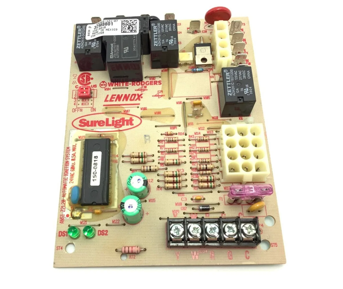 control board LED flash codes