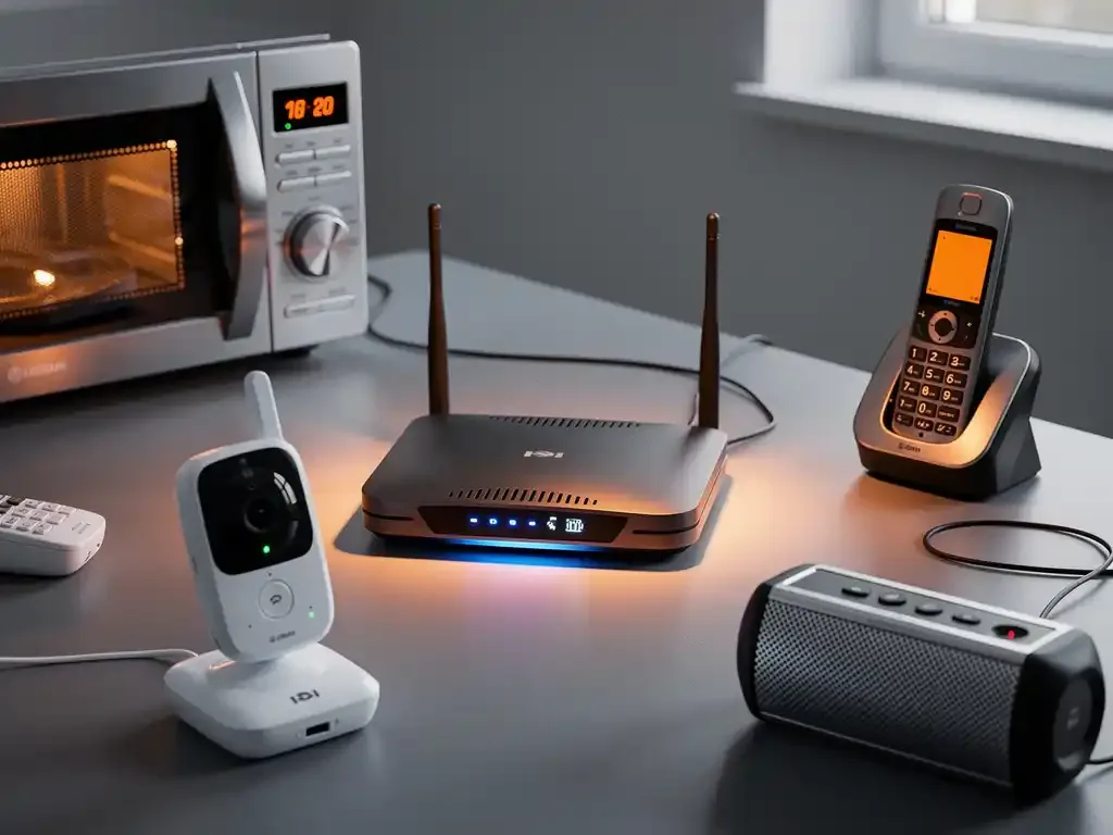 cordless phone interference router