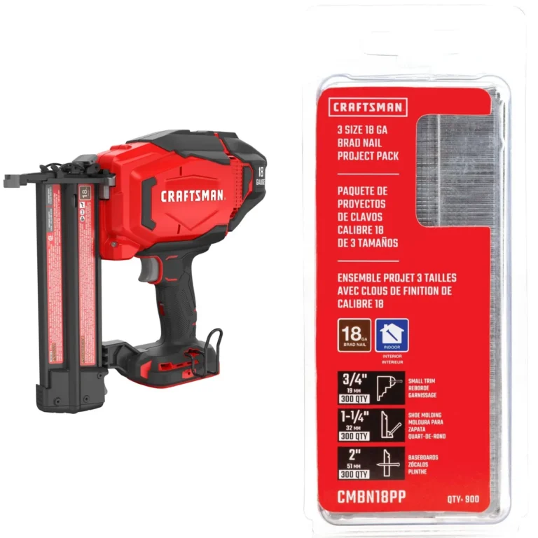 Craftsman 18 Gauge Brad Nailer Troubleshooting