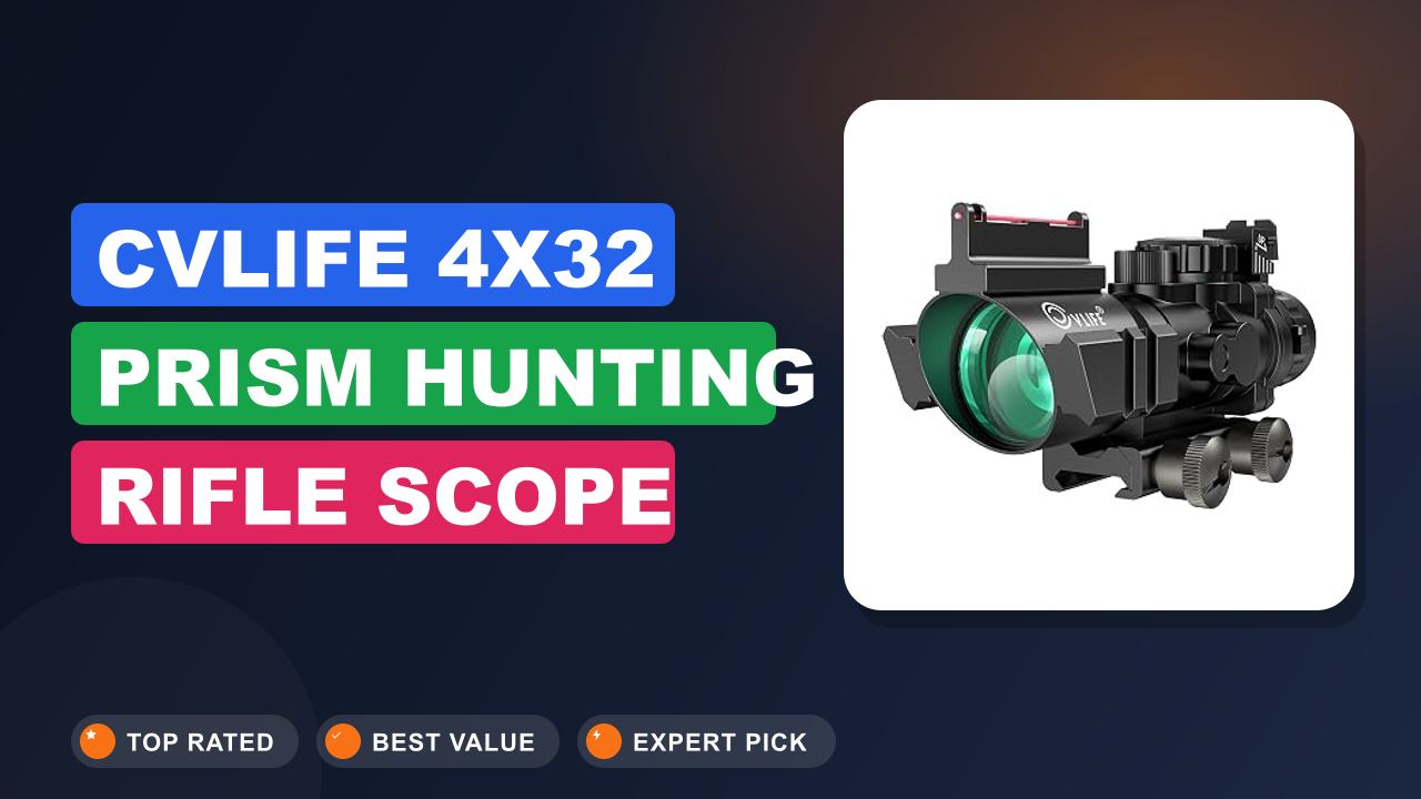 CVLIFE 4x32 Prism Hunting Rifle Scope Review