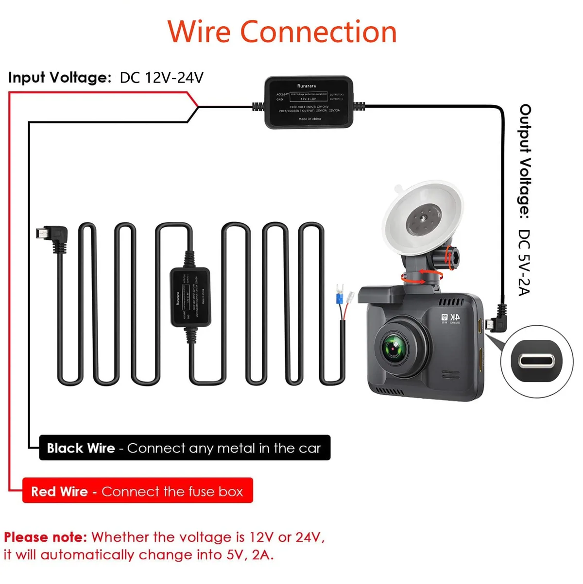 dashcam wiring diagram