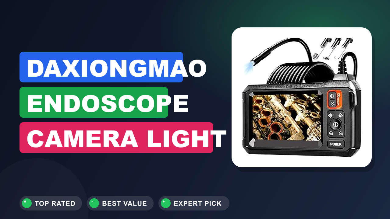 Daxiongmao Endoscope Camera Light Review