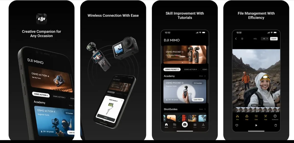 DJI Mimo app