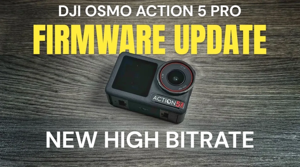 DJI Osmo Action 4 how to update firmware