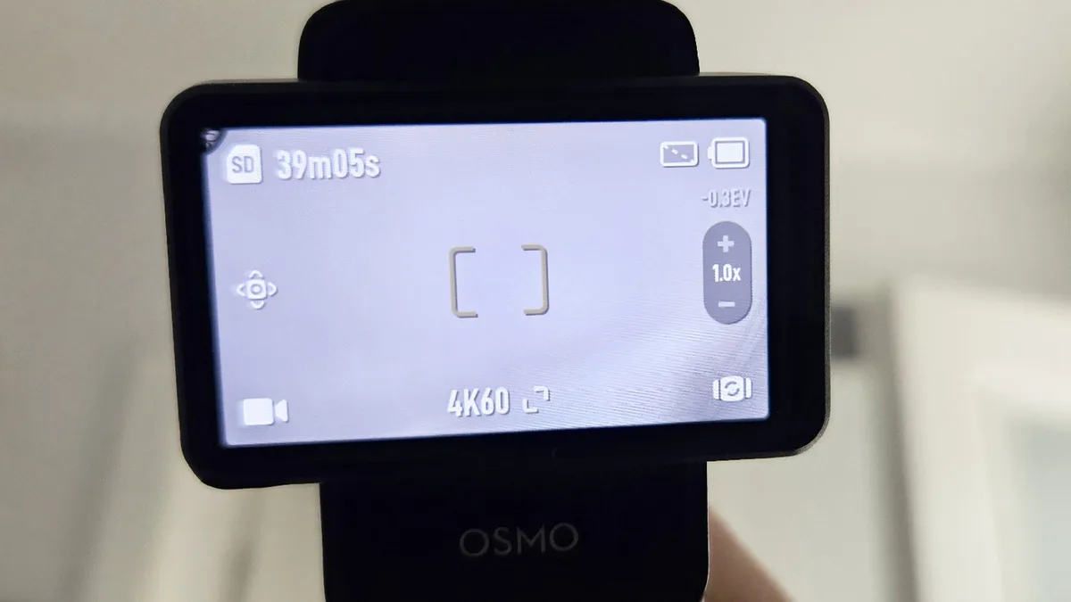 DJI Pocket 3 controls