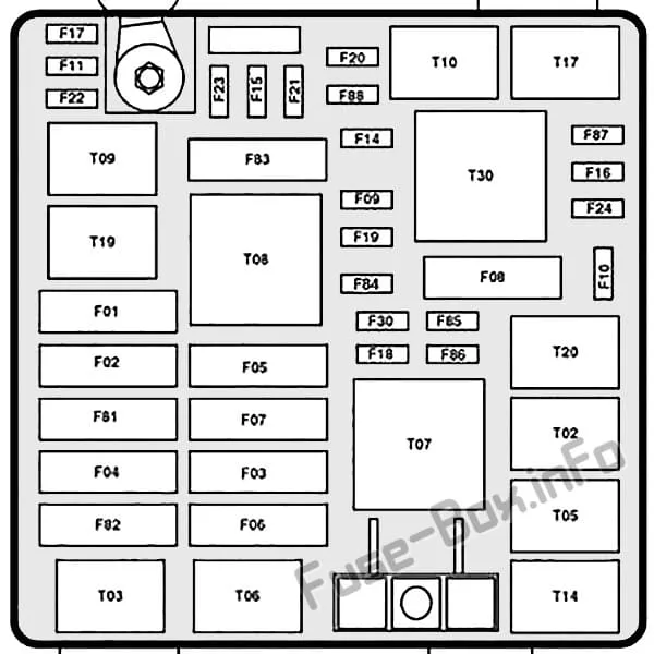 Dodge Dart radio fuse location