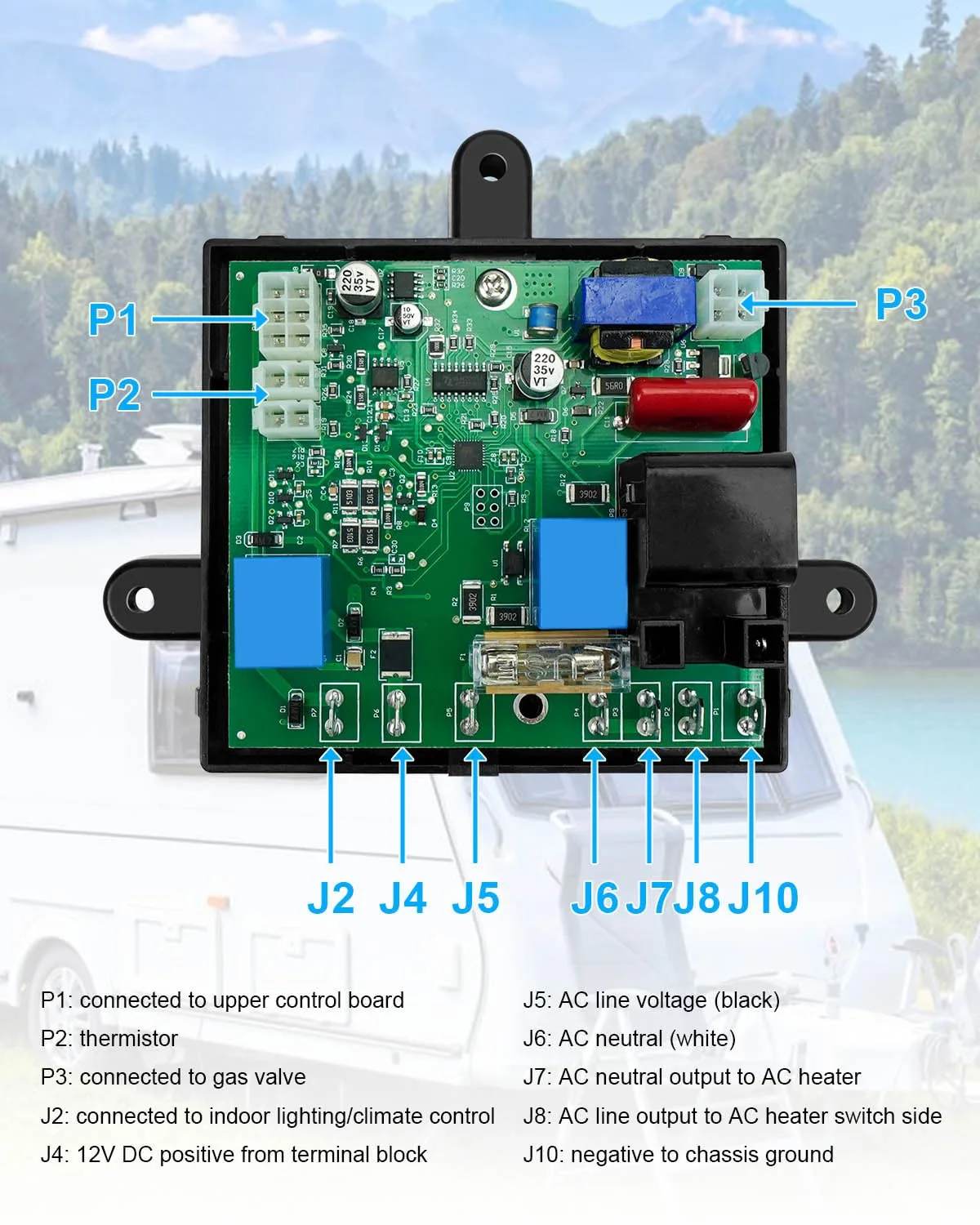 Dometic circuit board components