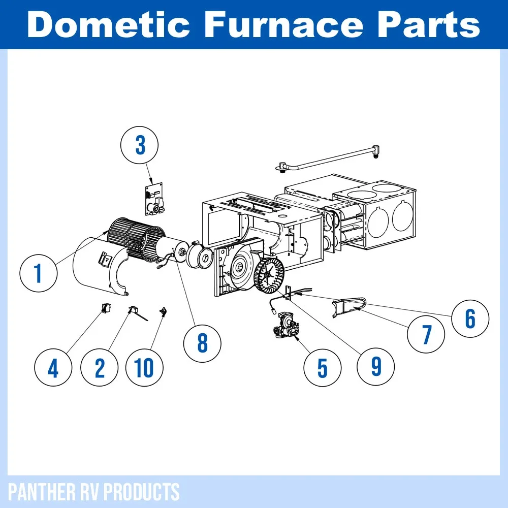 Dometic furnace parts diagram