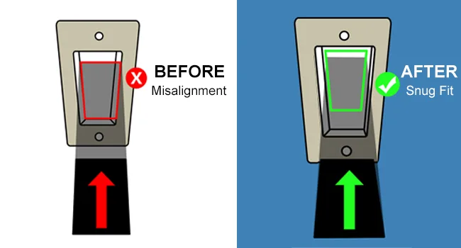 door strike plate