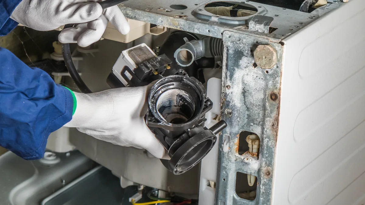 drain filter cleaning