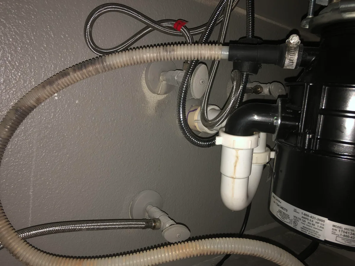 drain hose kink