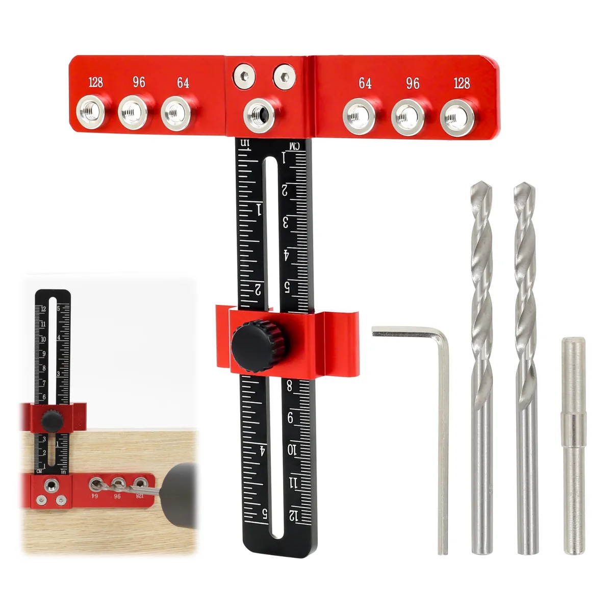 drill bit through template guide