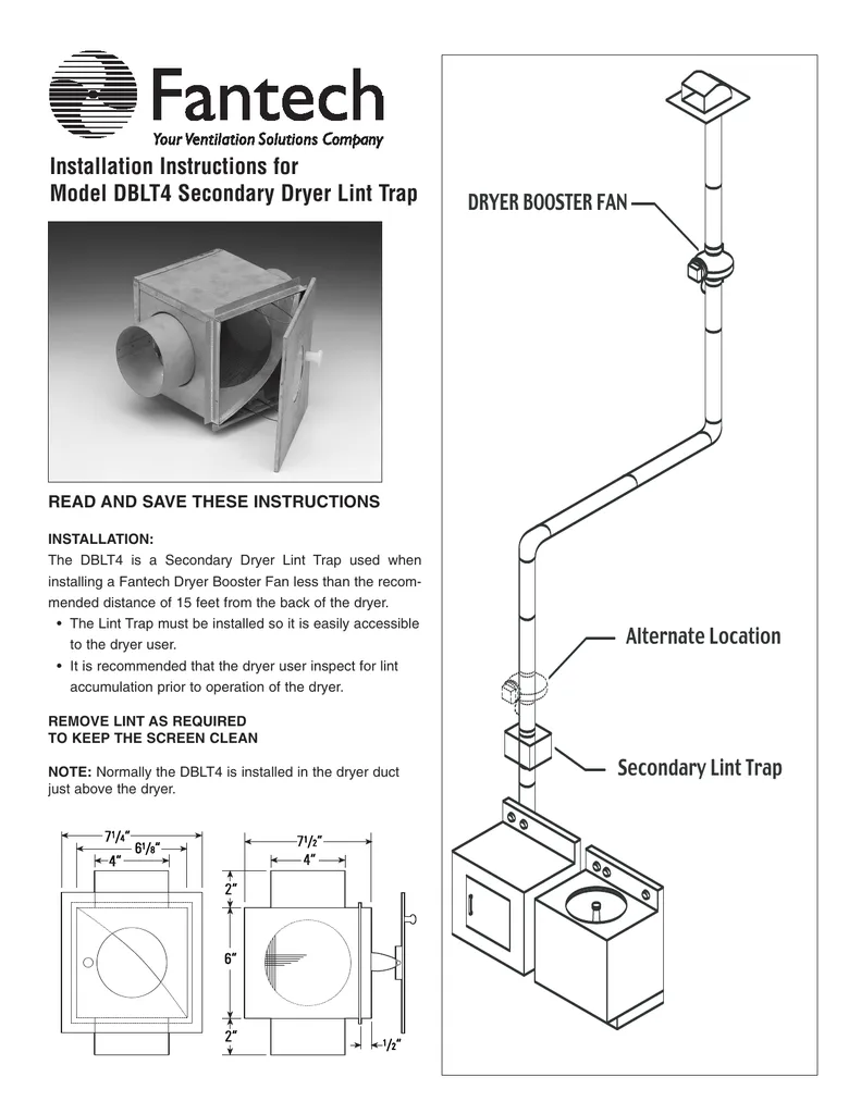Dryer vent system