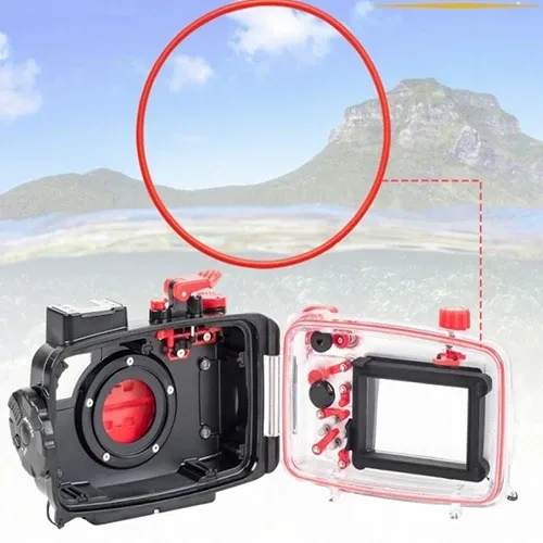 drying camera housing O-rings