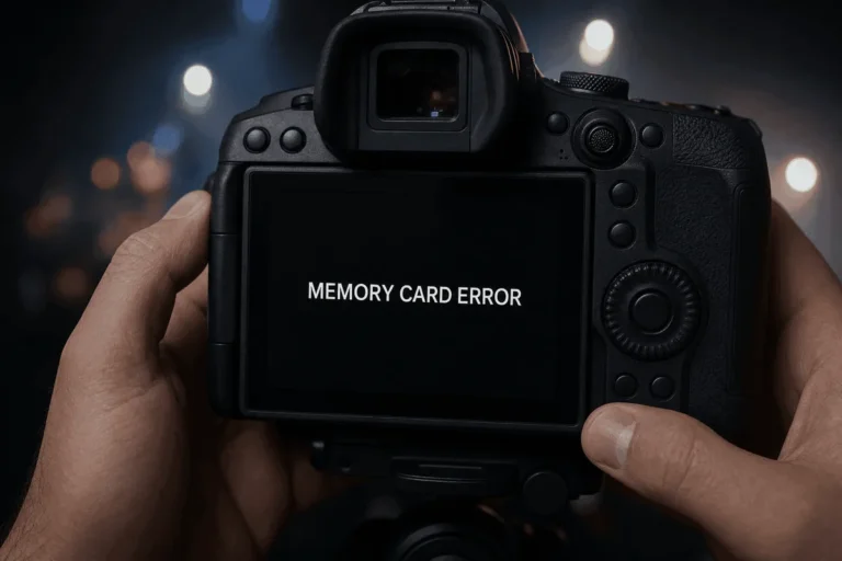 DSLR camera not taking pictures troubleshooting