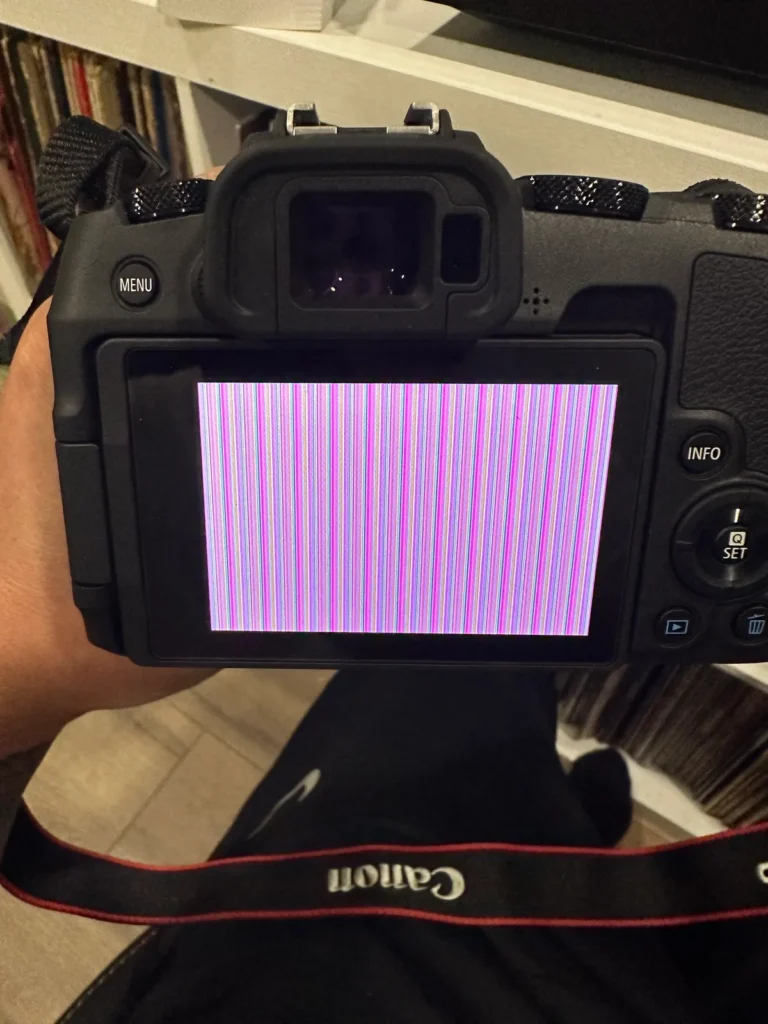 DSLR camera reset problems troubleshooting