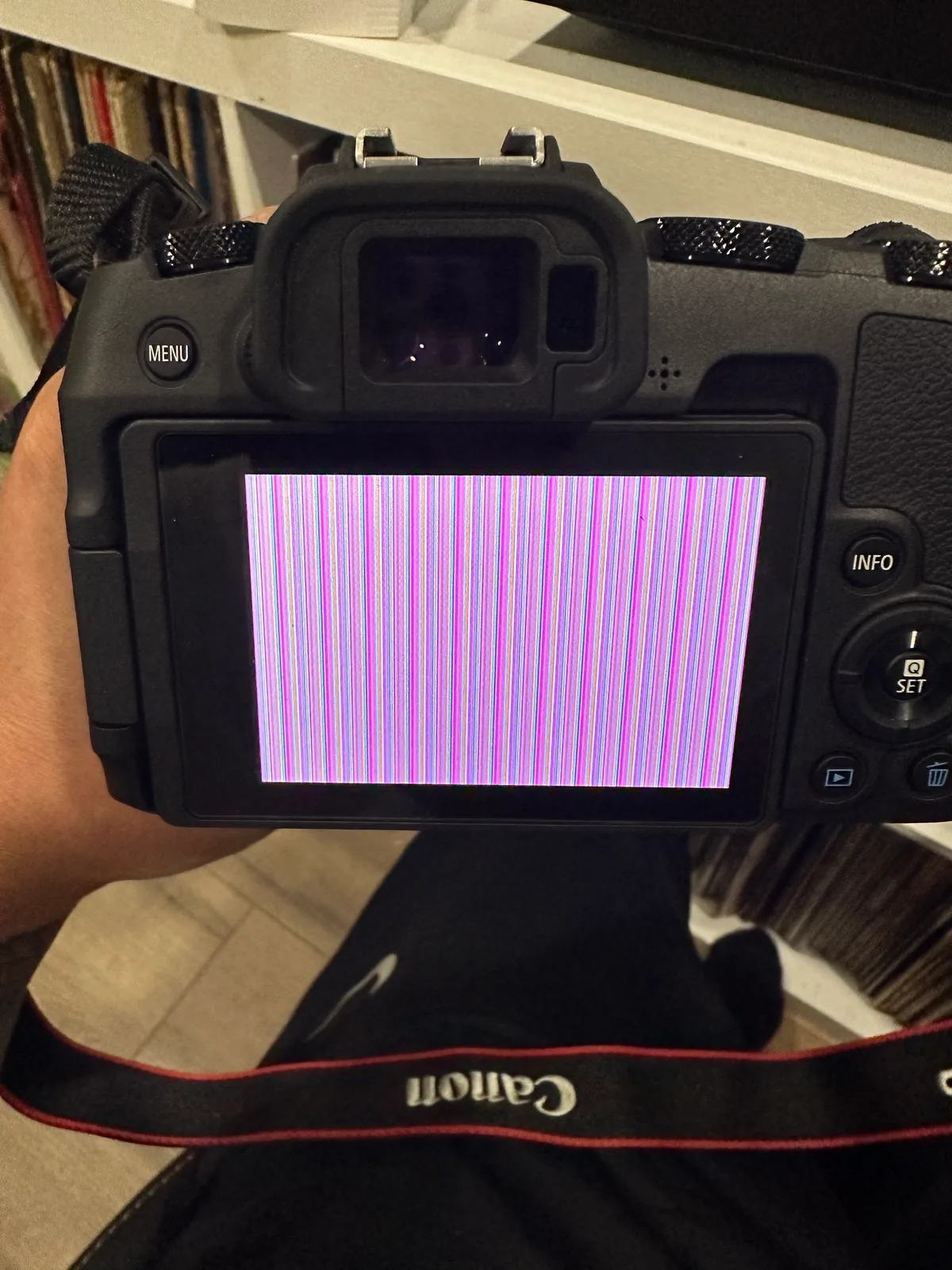 DSLR camera reset problems troubleshooting